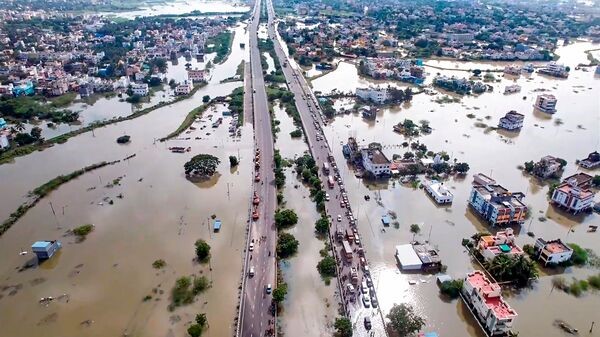 Cyclone Michaung hits India